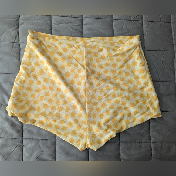 Skatie High Waist Bardot Bikini Bottom In Ischia - L - Picture 2 of 4